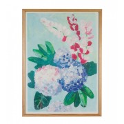 Painted Hydrangea Paper Print